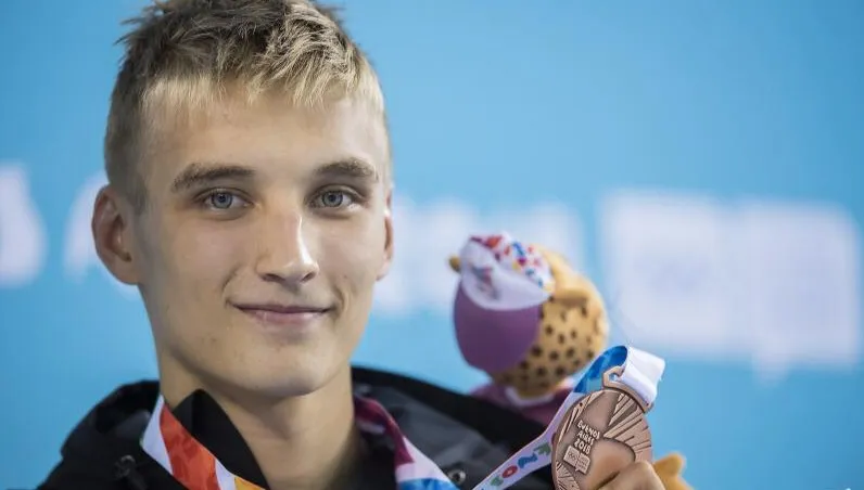 Mamy medal młodzieżowych igrzysk! Kałusowski z brązem w pływaniu