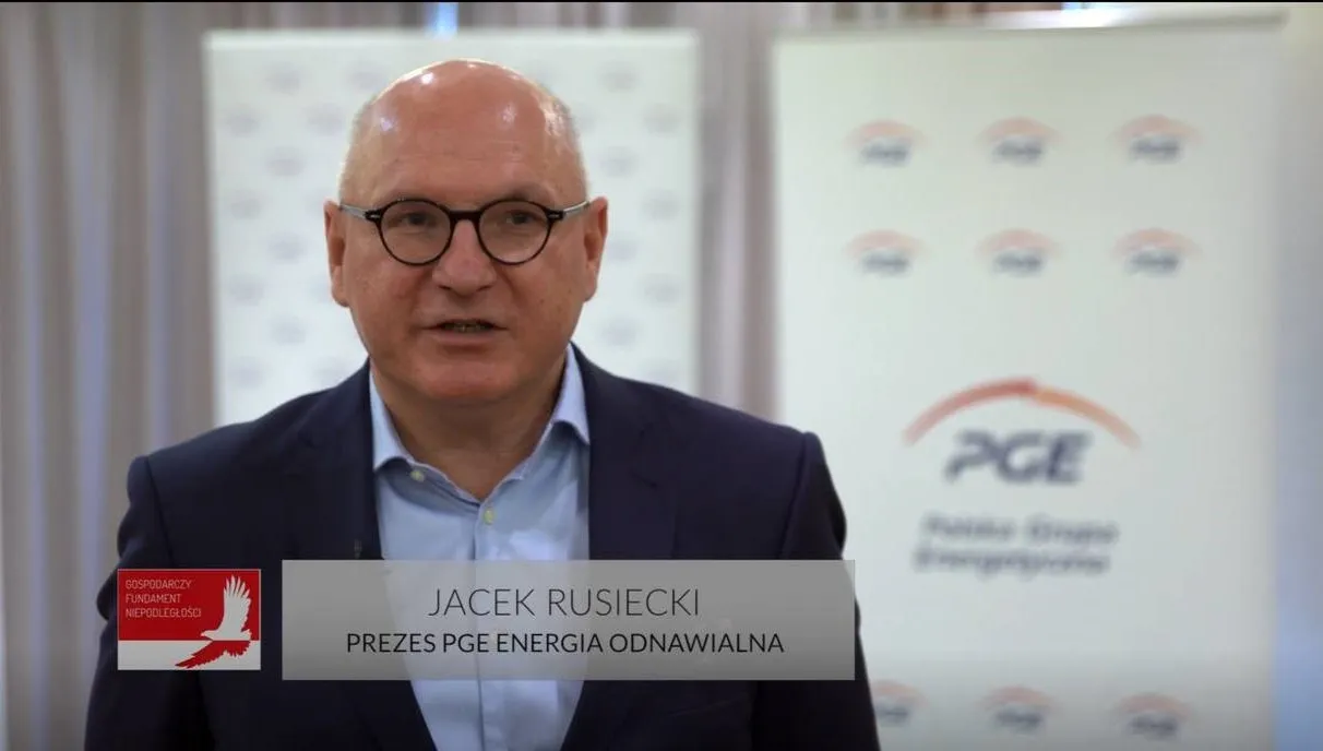 Kolejna debata w ramach akcji Gospodarczy Fundament Niepodległości: Jacek Rusiecki, Prezes PGE Energia Odnawialna