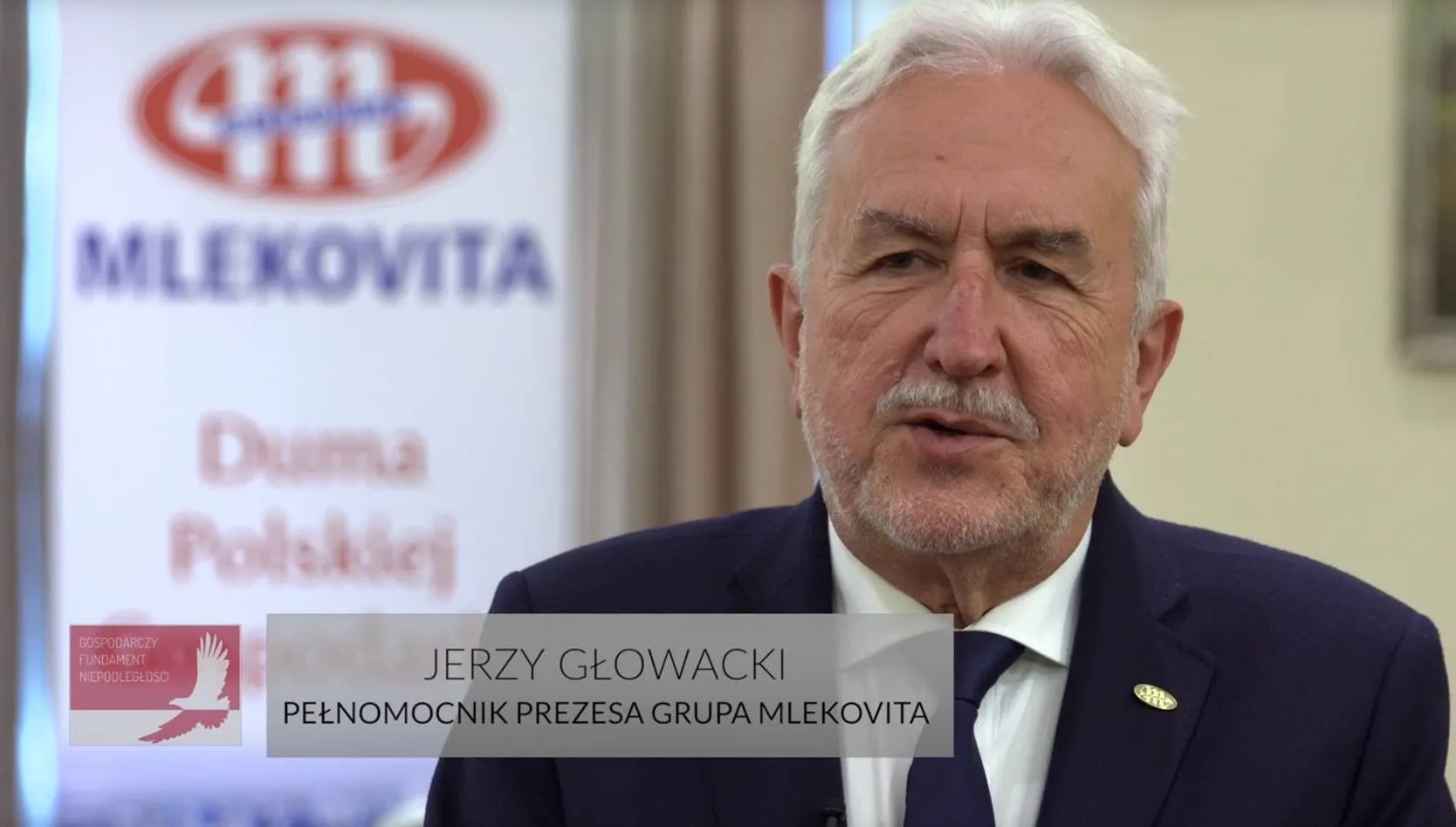 Kolejna debata w ramach akcji Gospodarczy Fundament Niepodległości: Jerzy Głowacki, Pełnomocnik Prezesa Grupa Mlekovita