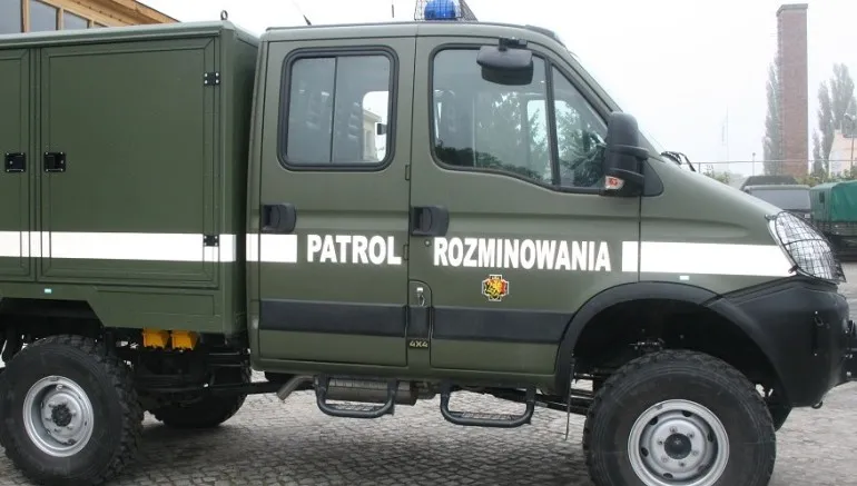 Niewybuch przy stacji benzynowej usunięty