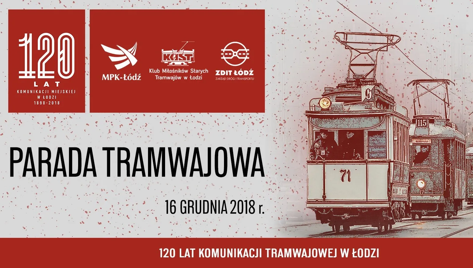 Łódź: parada zabytkowych i nowoczesnych tramwajów