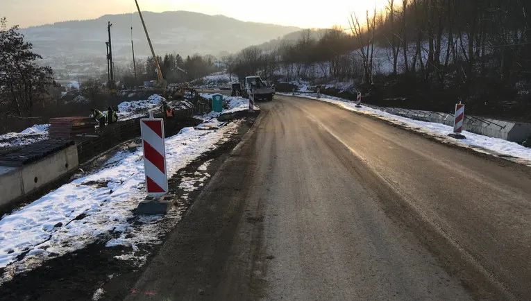 Droga na górze Just otwarta na zimę