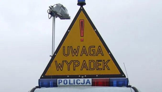 Wypadek w Iłży - kierowca zginął na miejscu. Droga zablokowana
