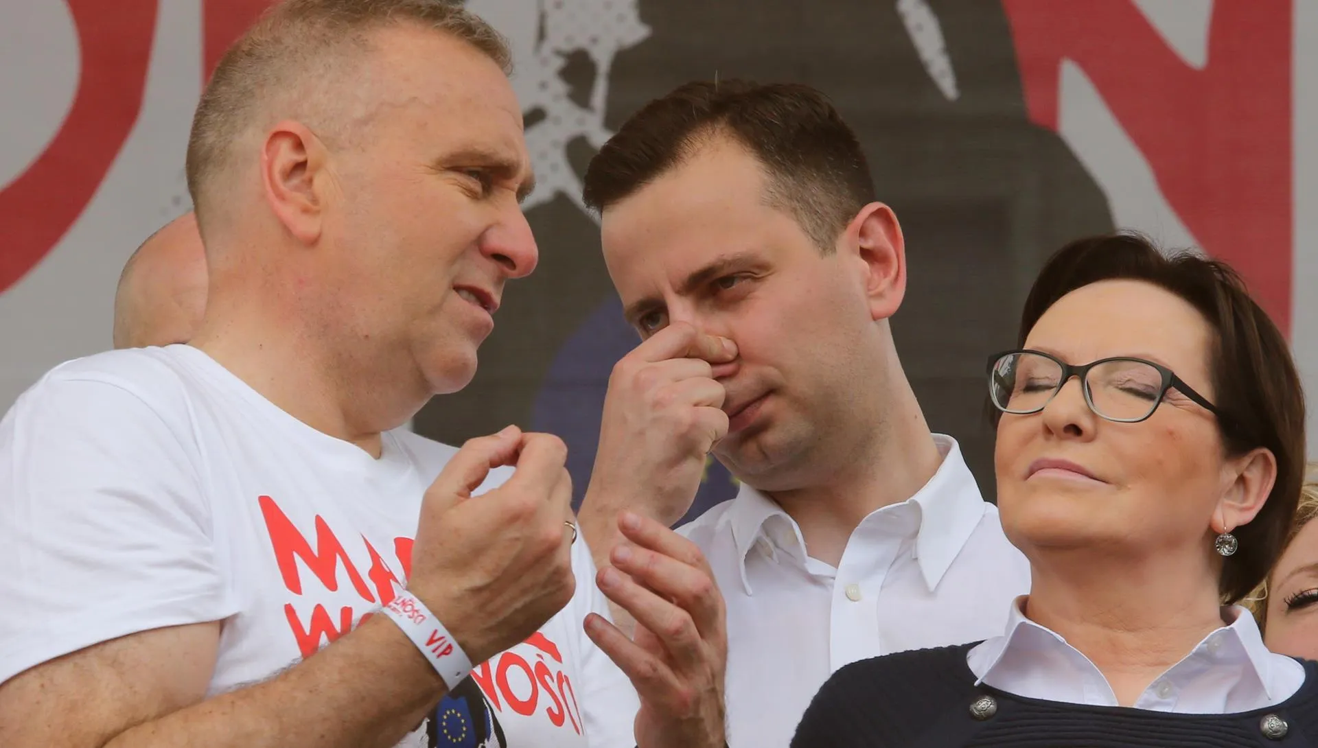 Grzegorz Schetyna, Władysław Kosiniak-Kamysz i Ewa Kopacz