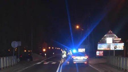 Śmiertelne potrącenie pieszego w Krościenku