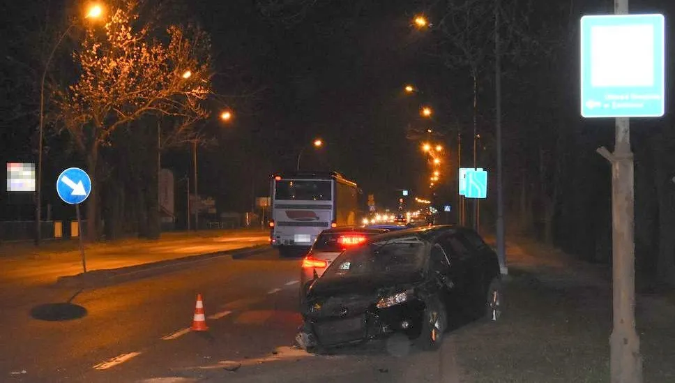 Pijacki rajd przerwała... latarnia!
