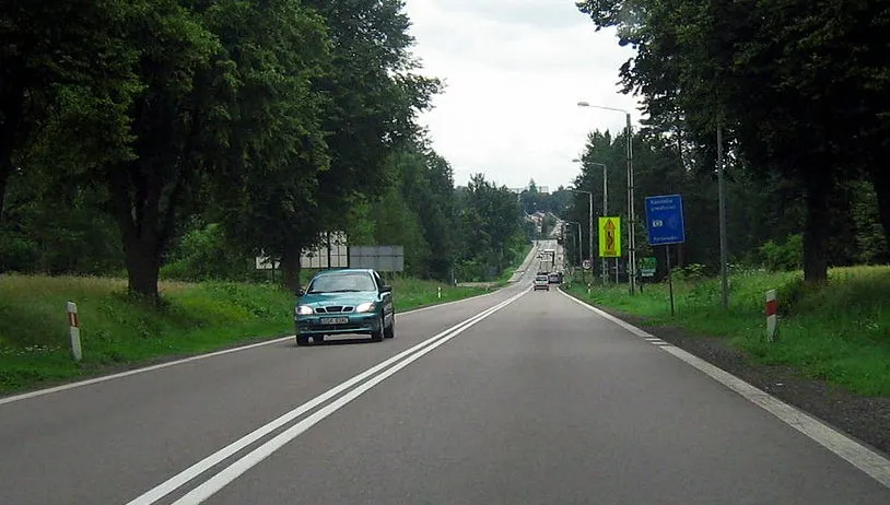 Wypadek na dk 8 w Kumiale