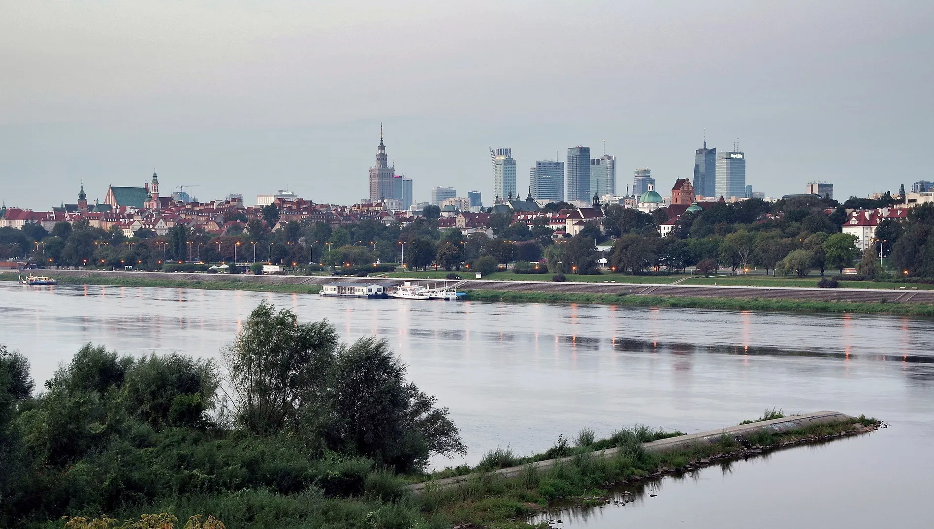 Warszawski odcinek Wisły, atrakcyjny przyrodniczo  
