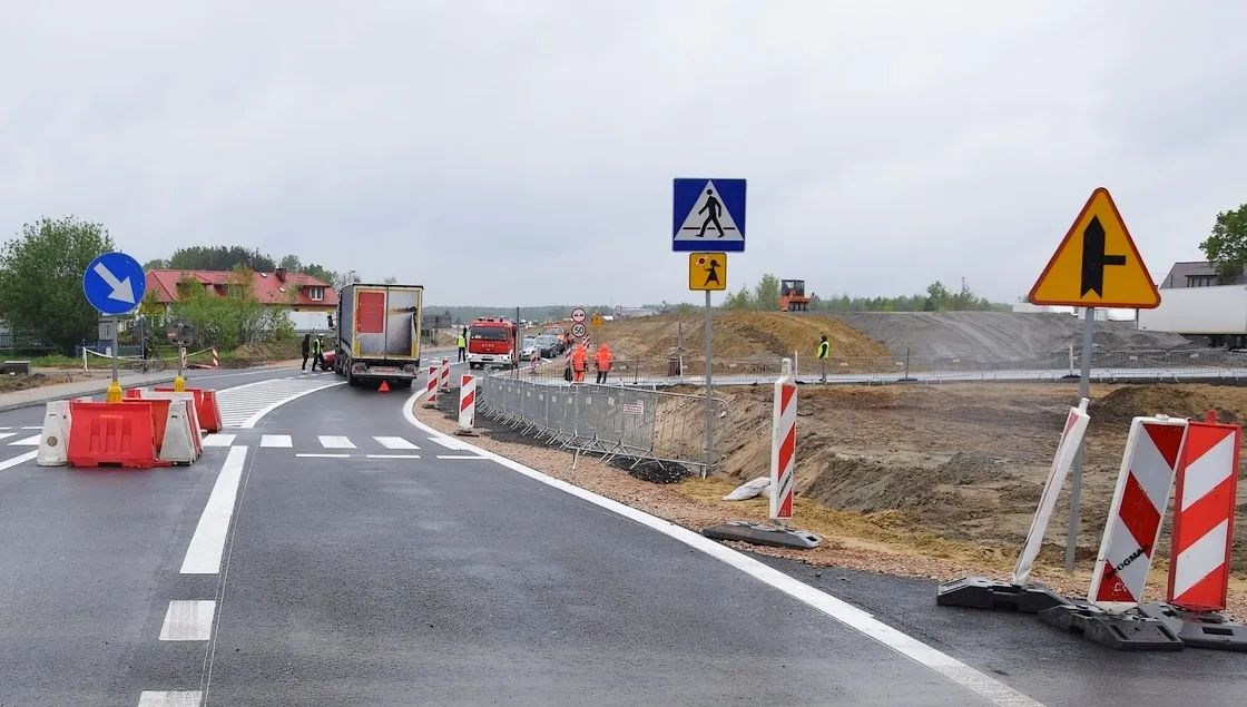 Wypadek w okolicy wsi Majdan