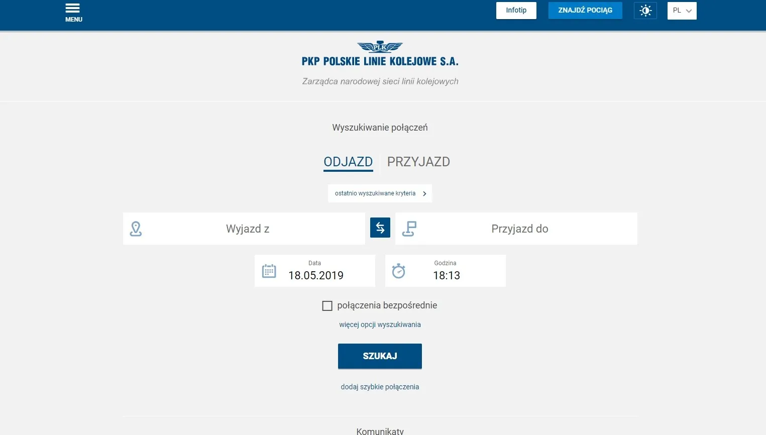 Nowa odsłona portalu dla pasażerów PKP