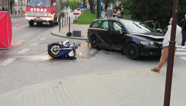Tragiczny wypadek w Tarnowie. Nie żyje motocyklista