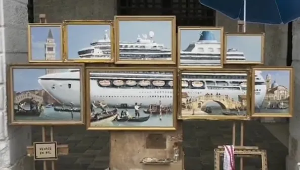 Banksy wyproszony z wystawy w Wenecji