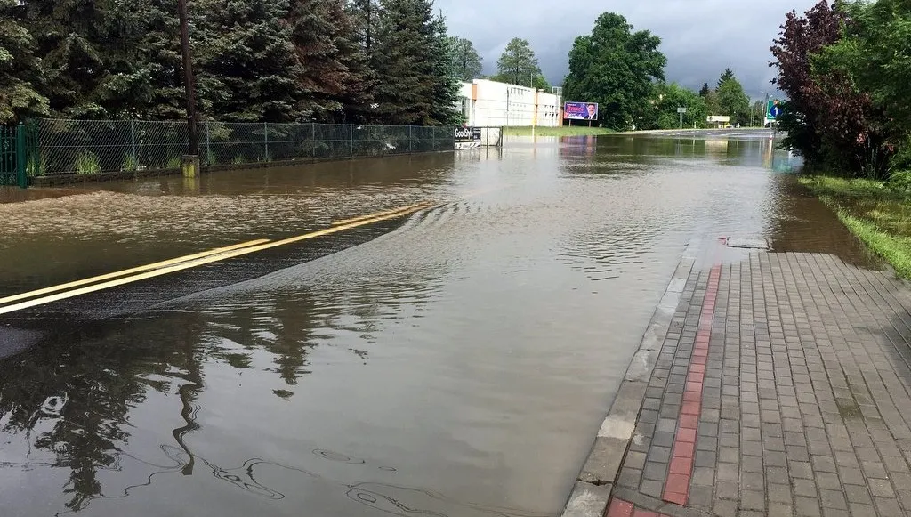 Ewakuacja w związku z podtopieniami na Podkarpaciu