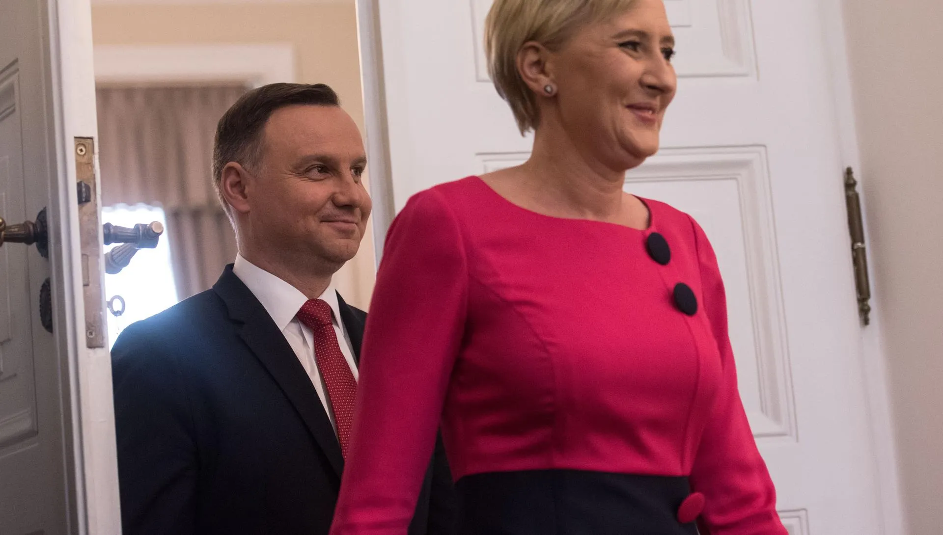 Para prezydencka na otwarciu kliniki