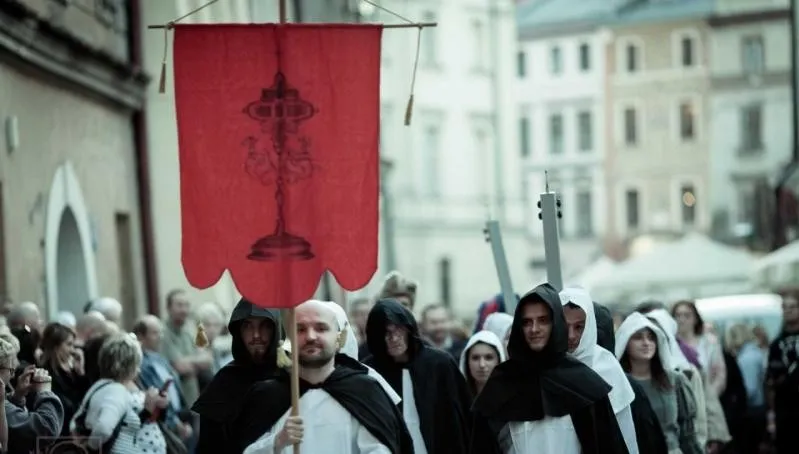 Inscenizacja w rocznicę wielkiego pożaru