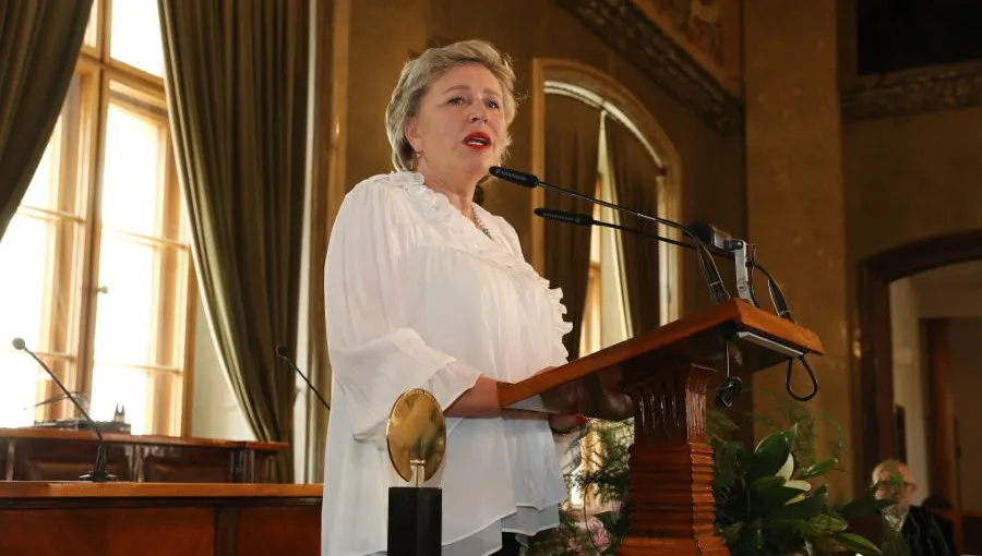 Krystyna Janda z medalem za... "mądrość obywatelską". Zobacz, kto jej go wręczył