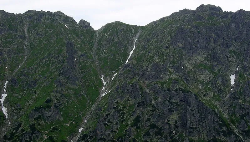 Przełęcz Krzyżne widok ze Świstowej Czuby