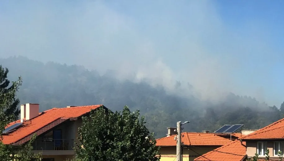 Pożar w Bułgarii uszkodził autostradę