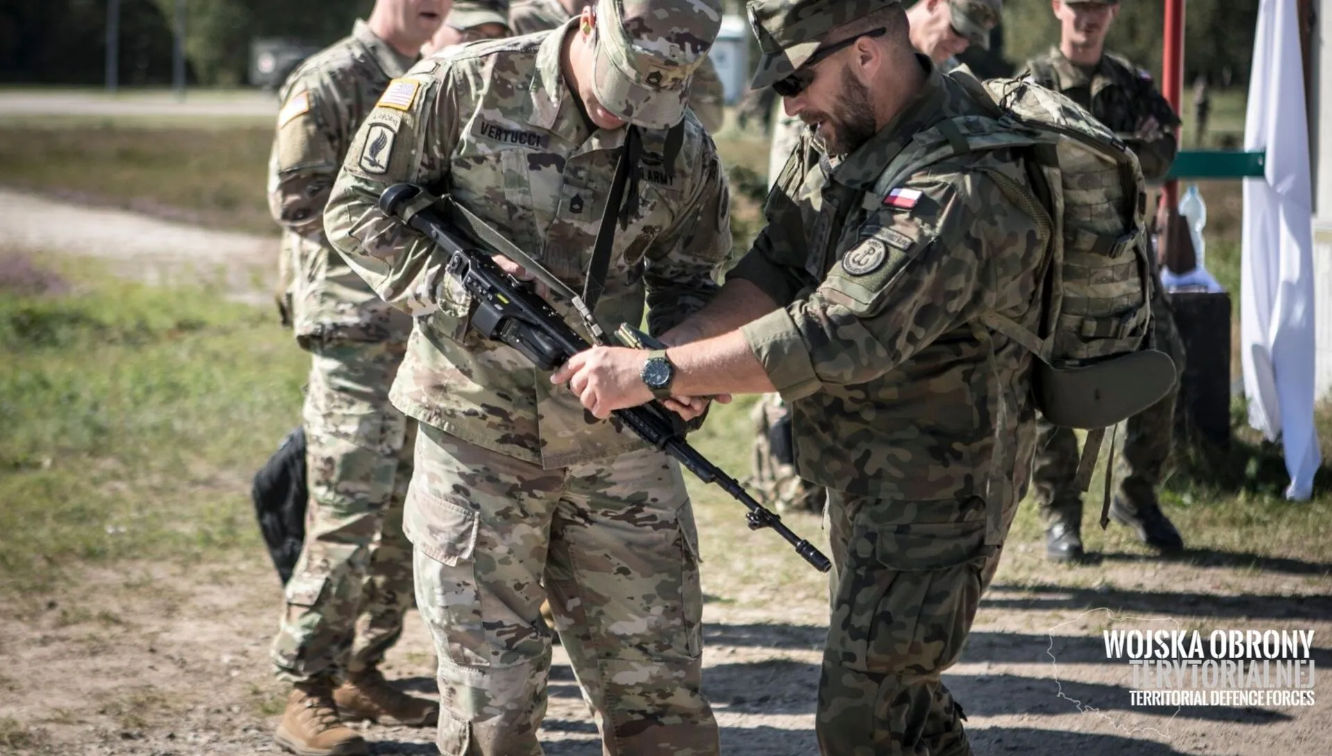Wizyta gwardzistów z USA u "terytorialsów" dobiegła końca