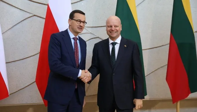 Premier Morawiecki z wizytą na Litwie