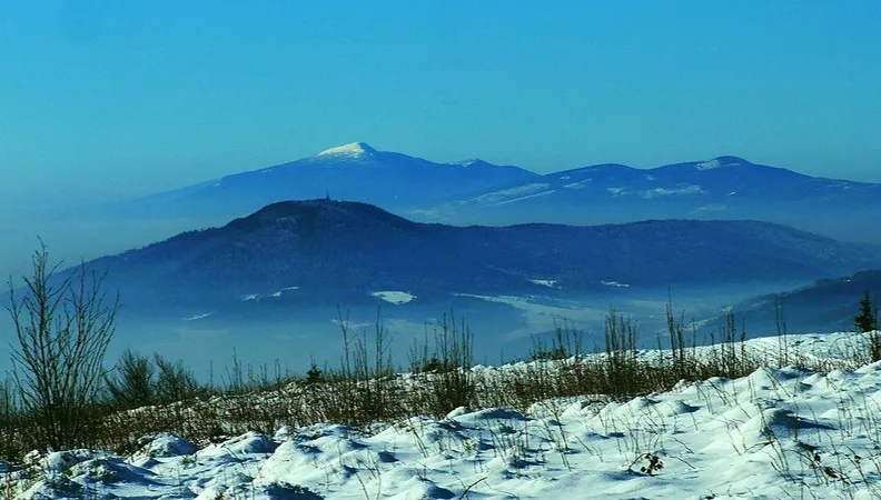 Na Babiej Górze spadł śnieg