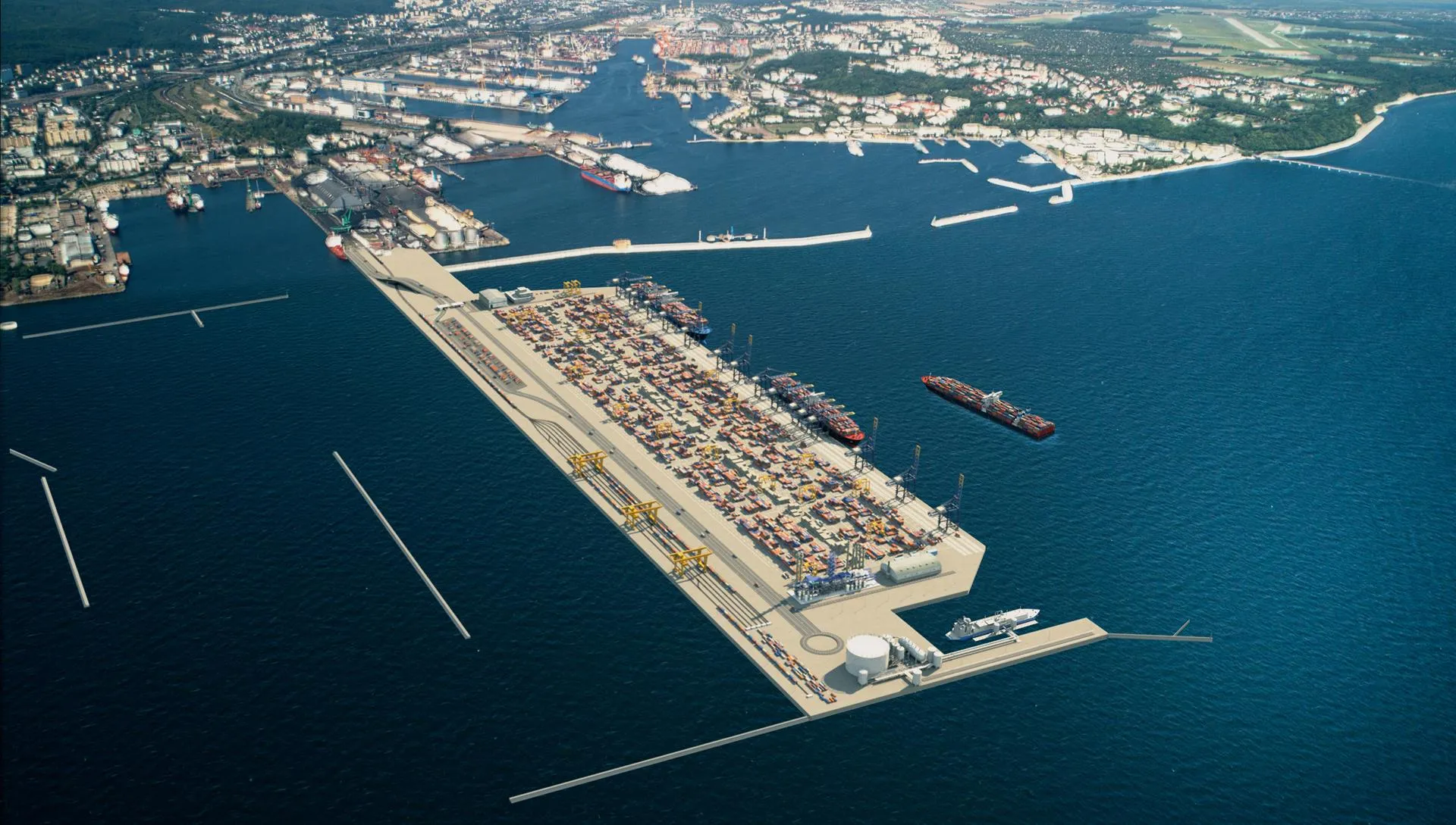 Rozbudowa Portu Zewnętrznego w Gdyni z poparciem Sejmu. Projekt budowy obiektu szansą na rozwój regionu