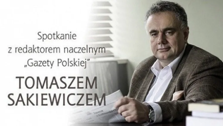 Spotkanie z Tomaszem Sakiewiczem w Płocku