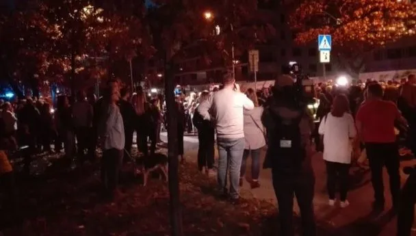 protest na ul.Sokratesa