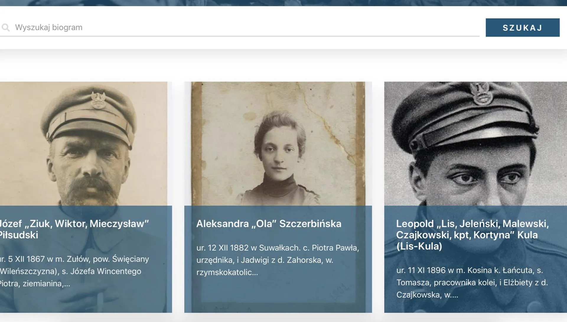 Cyfrowy pomnik Żołnierzy Niepodległości. Zainaugurowano 56 tys. biogramów legionistów