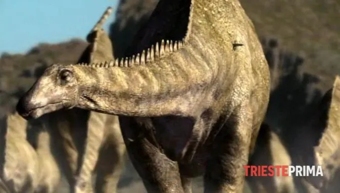 Wyjątkowy gość na zamku koło Triestu! Dinozaur Bruno zastąpił swojego kolegę Antonia