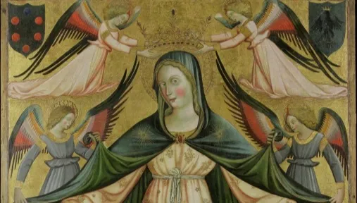 Obraz – „Madonna w płaszczu opiekuńczym” 
