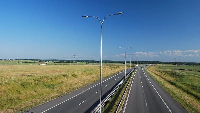 Normalny ruch na A1 koło Grudziądza