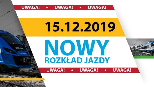 Więcej pociągów w nowym rozkładzie jazdy