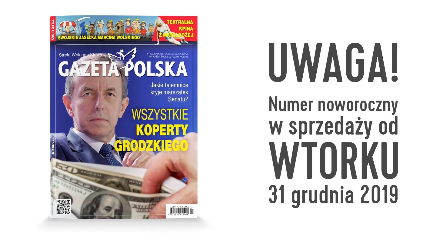 Kup „Gazetę Polską” w Sylwestra! Zapraszamy do kiosków wyjątkowo we wtorek