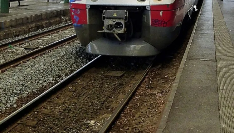 Zderzenie auta z pociągiem 