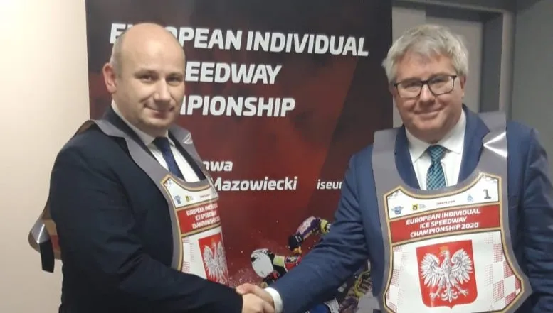 Mistrzostwa Europy w... żużlowej jeździe na lodzie