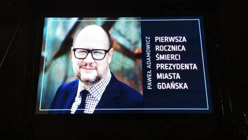 Gdańszczanie upamiętnili Pawła Adamowicza
