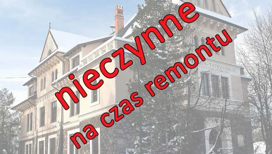 Muzeum Tatrzańskie zamknięte na dwa lata