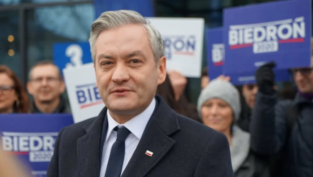 Biedroń w Łodzi. Chwalił Macrona za... "styl rządzenia państwem"