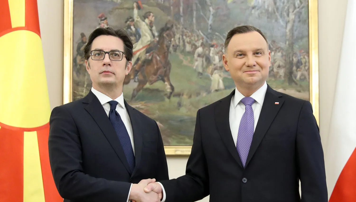 Spotkanie prezydentów Polski i Macedonii Płn.