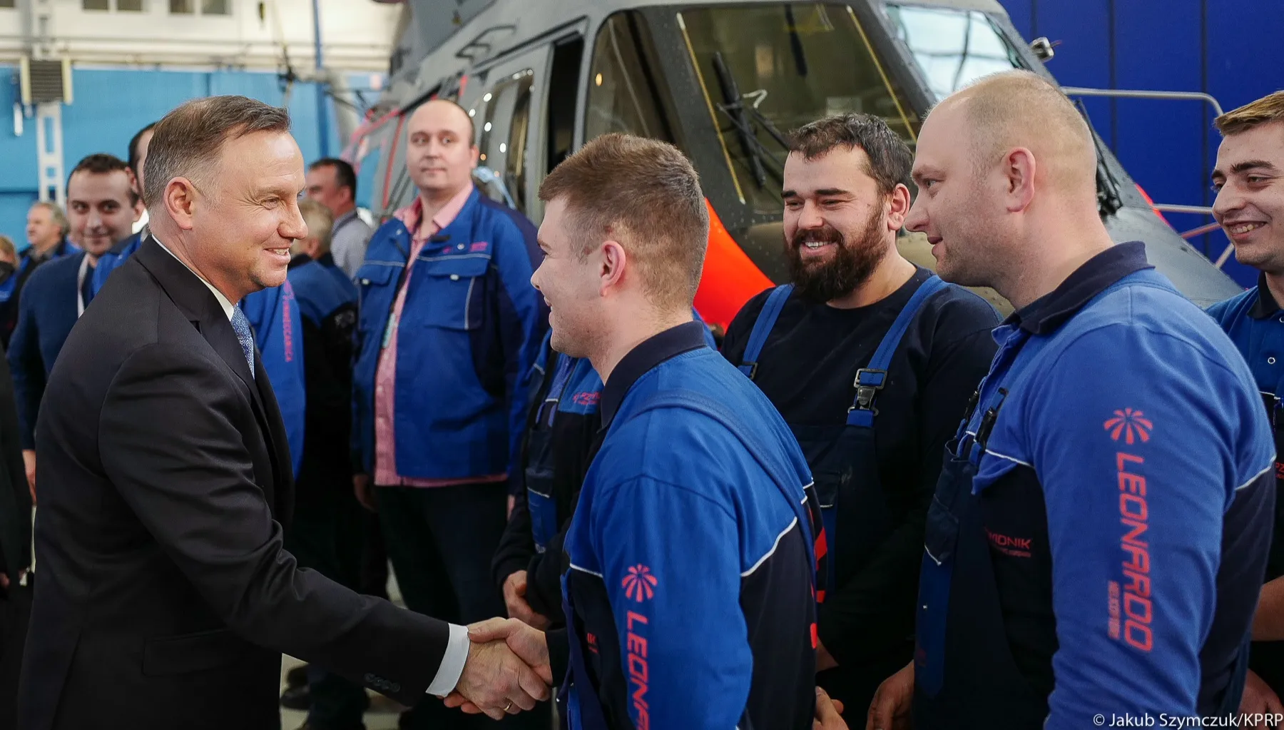 Prezydent Duda odwiedził PZL Świdnik