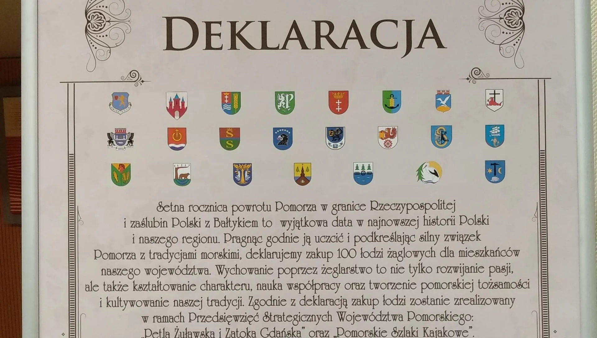 100 łodzi żaglowych na 100-lecie zaślubin Polski z morzem