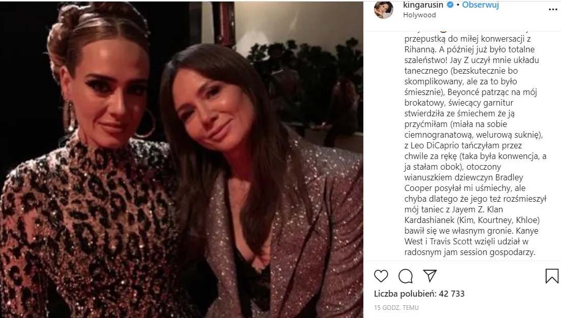 Z Adele mówiła o szpilkach, "przyćmiła" ‪Beyoncé a DiCaprio potrzymał jej rękę. Rusin w siódmym niebie!