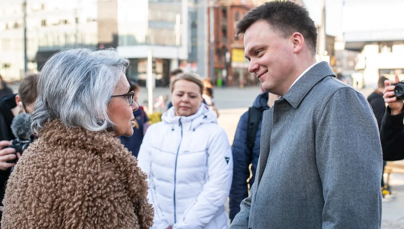 Hołownia o "solidarnej transformacji energetycznej"