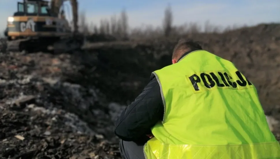 Policja udaremniła powstanie nielegalnego wysypiska