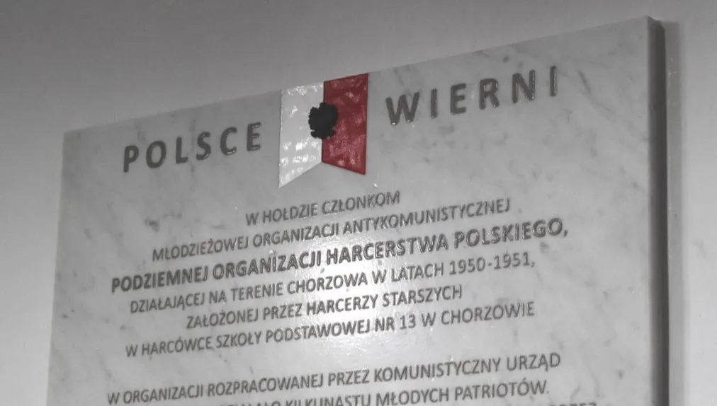 Polsce Wierni. Tablica upamiętni Podziemną Organizację Harcerstwa Polskiego
