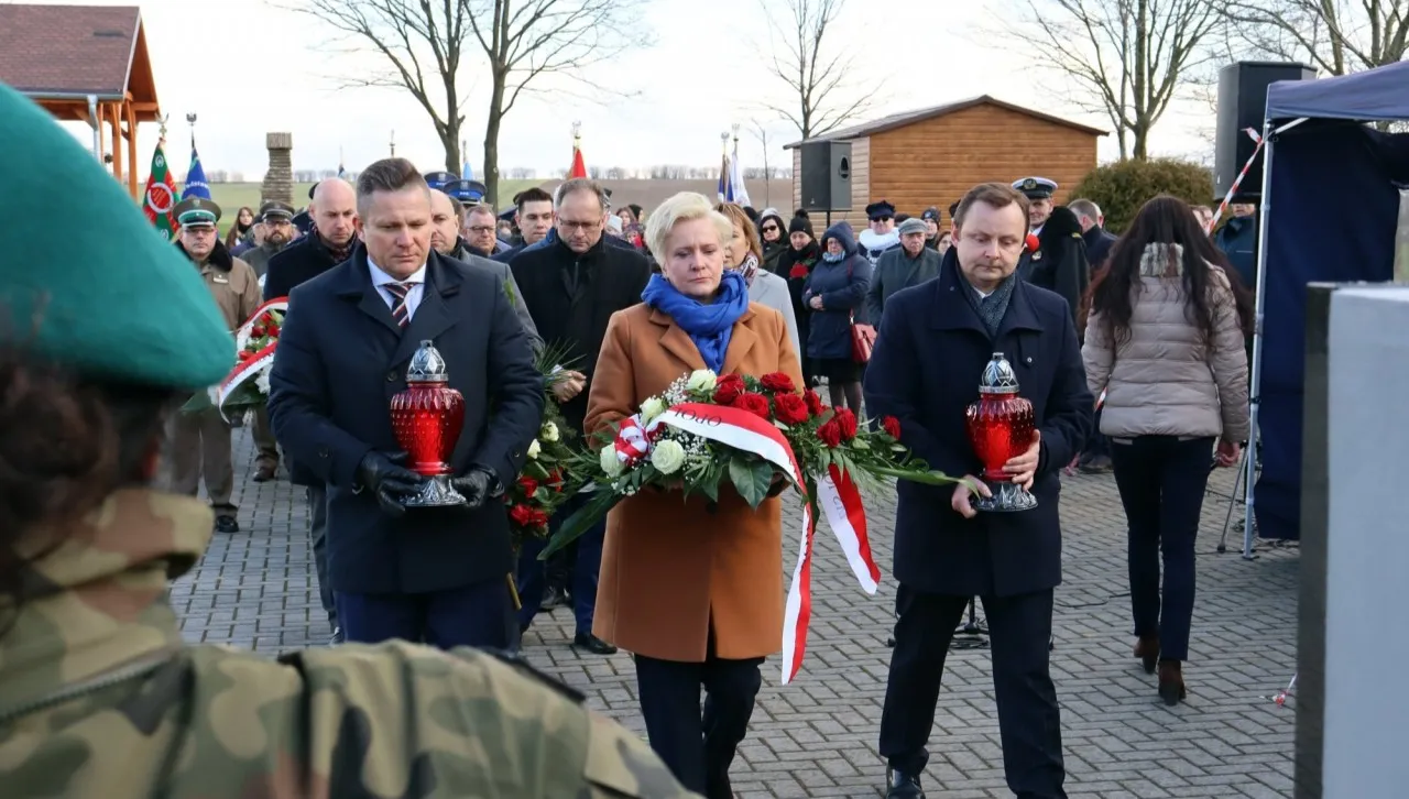 W Niemysłowicach upamiętniono ofiary marszów śmierci