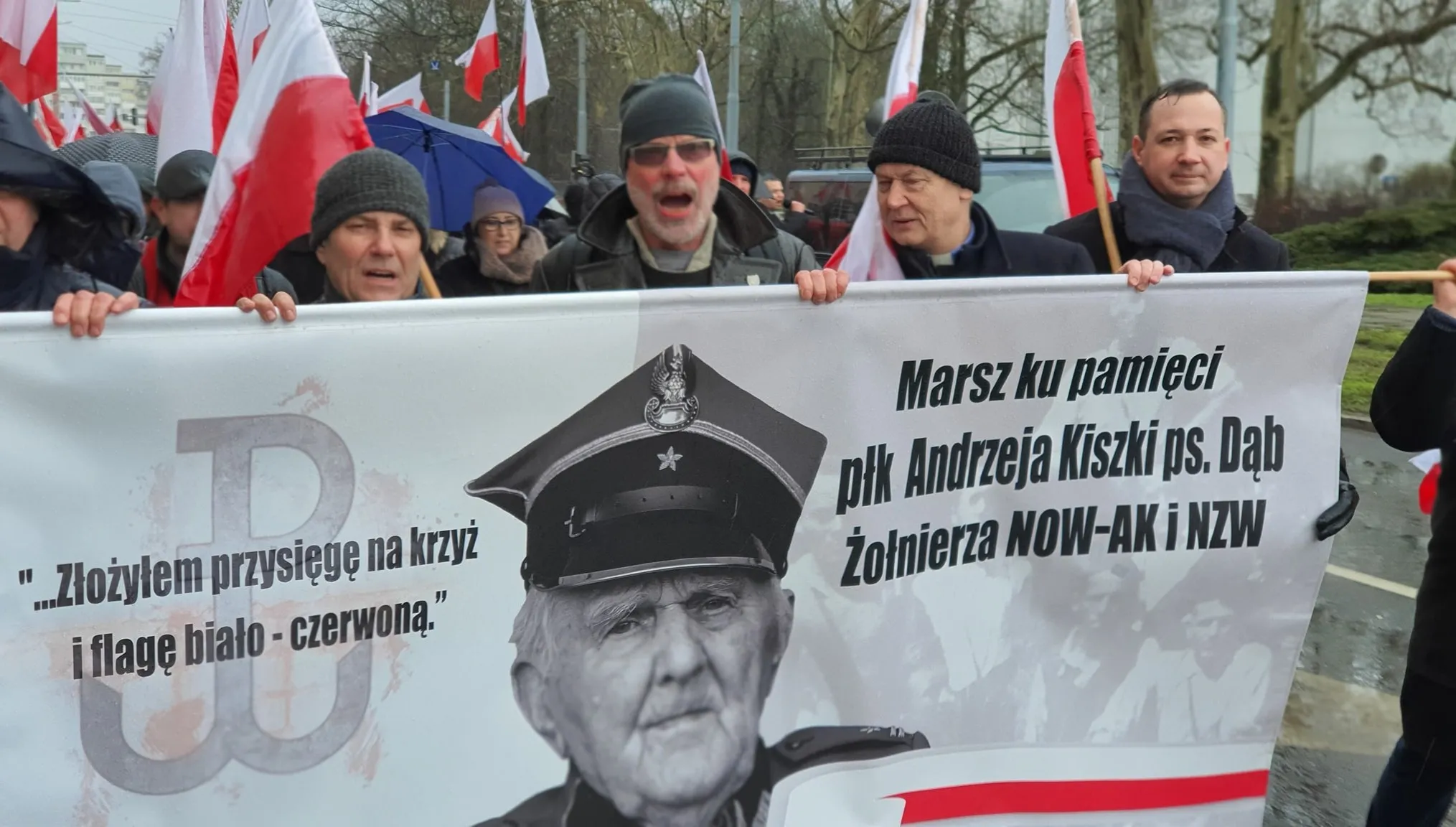 Ulicami Szczecina przeszedł Marsz Pamięci Żołnierzy Wyklętych