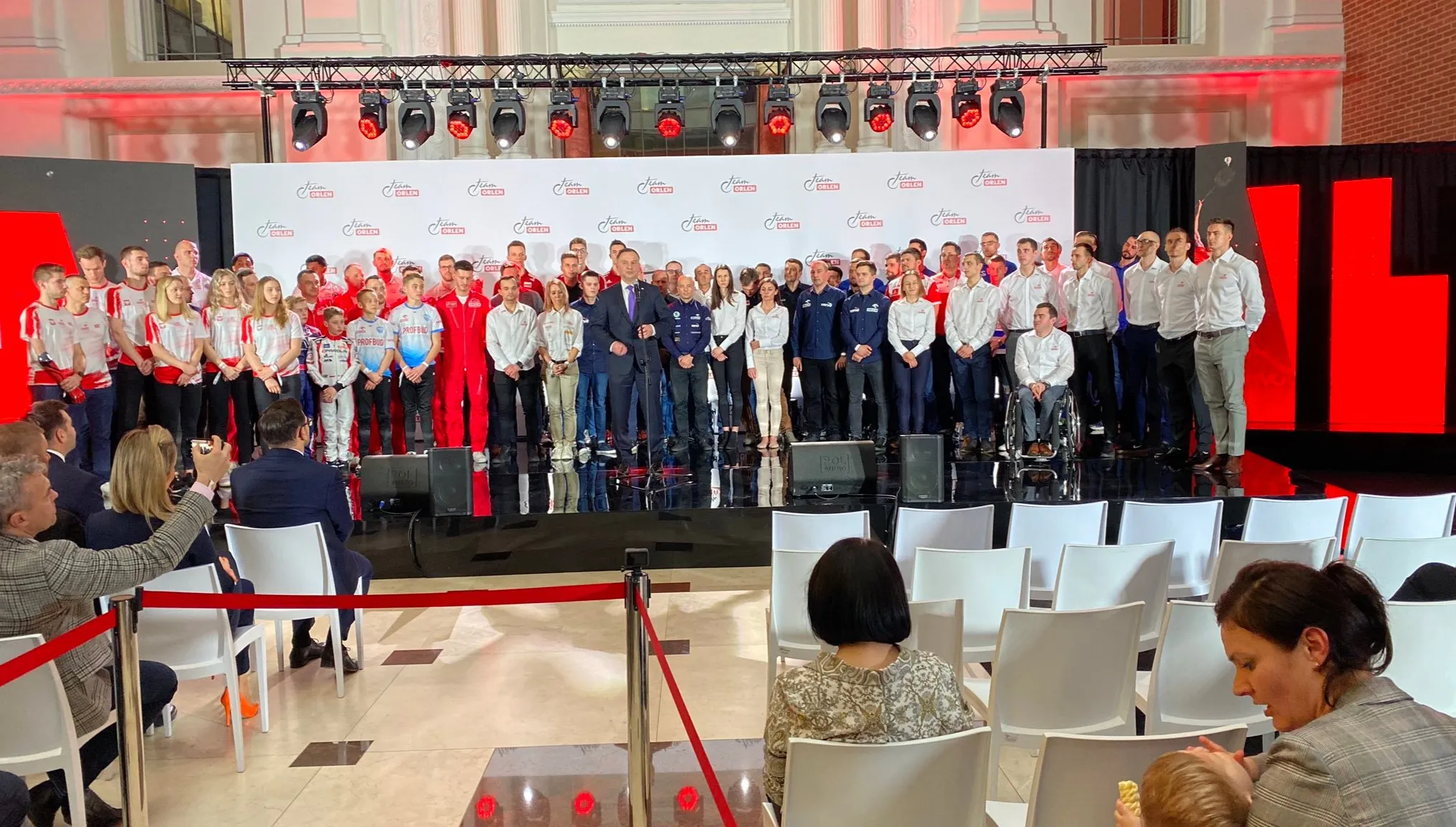 Prezydent na prezentacji Orlen Team