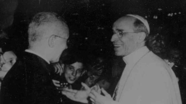 Pius XII (z prawej)